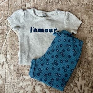 Carter’s Gray and Blue Baby Outfit